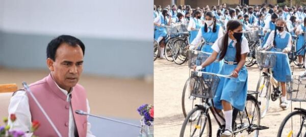 शिक्षा विभाग ने 50 हजार छात्राओं को दी साइकिल की सौगात