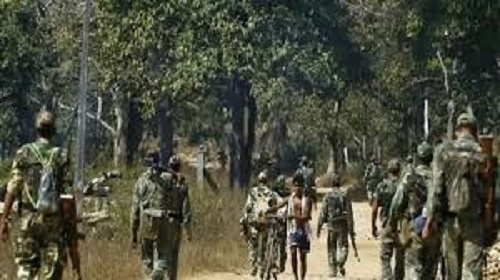 Security forces killed 10 Naxalites during an encounter in Chhattisgarh; also seized arms and ammunition