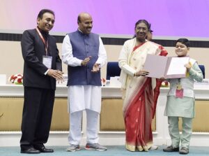 President Draupadi Murmu presented the National Disabled Empowerment Awards 2024