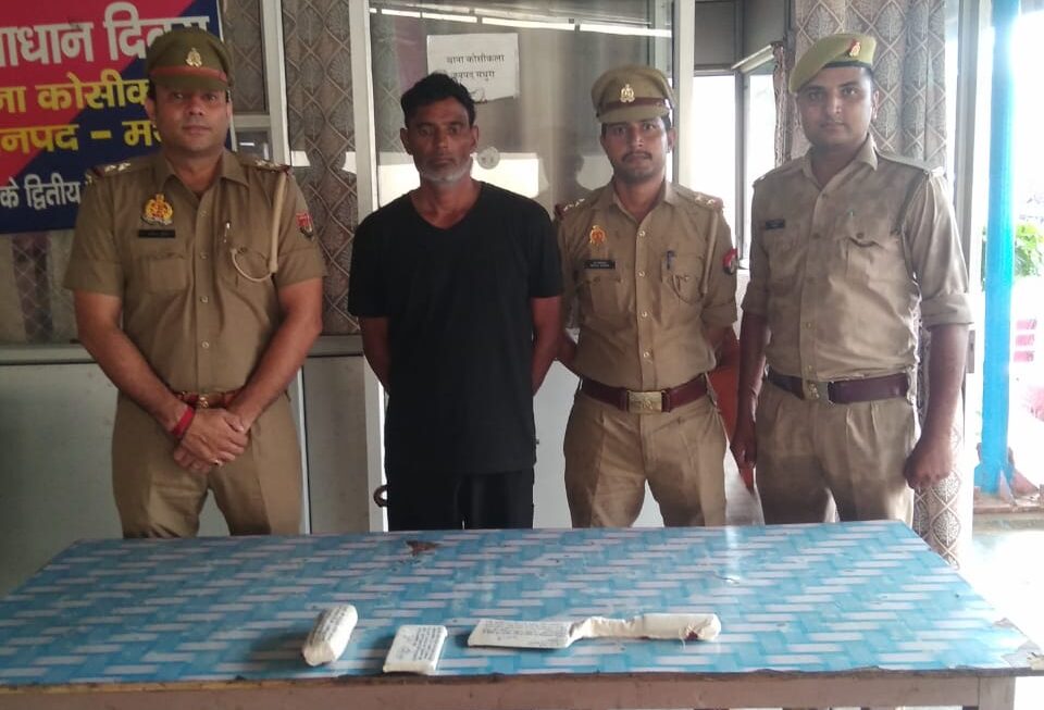 ग्राम ऐंच में हुई हत्या का थाना कोसीकला पुलिस ने किया खुलासा