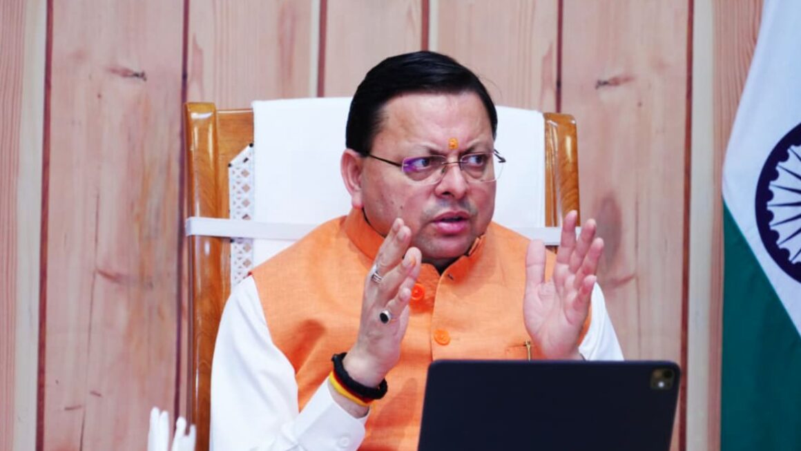 बरसात के कारण पूरी तरह से क्षतिग्रस्त हुई सड़कों का किया जाए शीघ्र पुनर्निर्माण- सीएम धामी