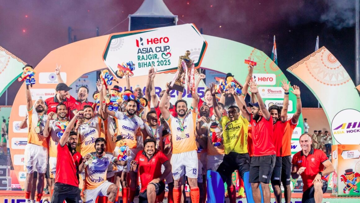 हॉकी एशिया कप 2025- भारत ने दक्षिण कोरिया को 4-1 से हराकर ख़िताब किया अपने नाम