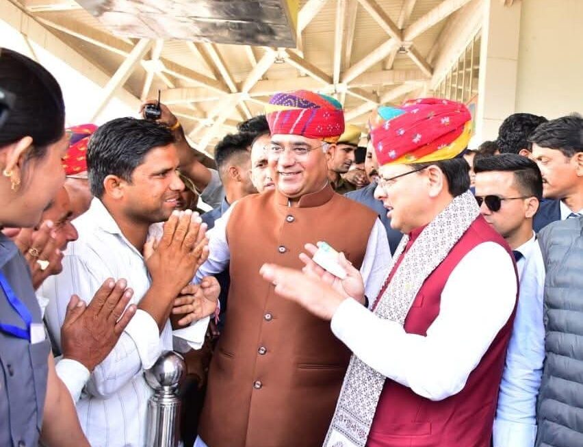 तीर्थराज पुष्कर में सीएम धामी ने किया धर्मशाला विस्तार का उद्घाटन