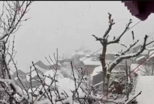 हर्षिल घाटी में भारी बर्फबारी, सुक्की टॉप पर सड़क बंद, कई गांवों का संपर्क टूटा
