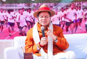 मुख्यमंत्री धामी ने भराड़ीसैंण में अग्निवीर कैडेट्स से किया संवाद