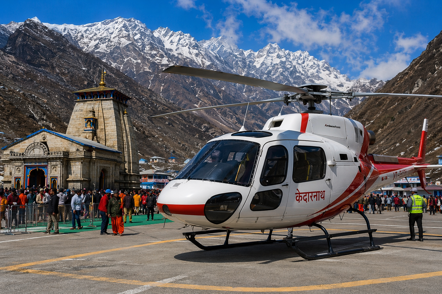 केदारनाथ हेली सेवा की ऑनलाइन बुकिंग आज से शुरू, शाम 6 बजे खुलेगा पोर्टल