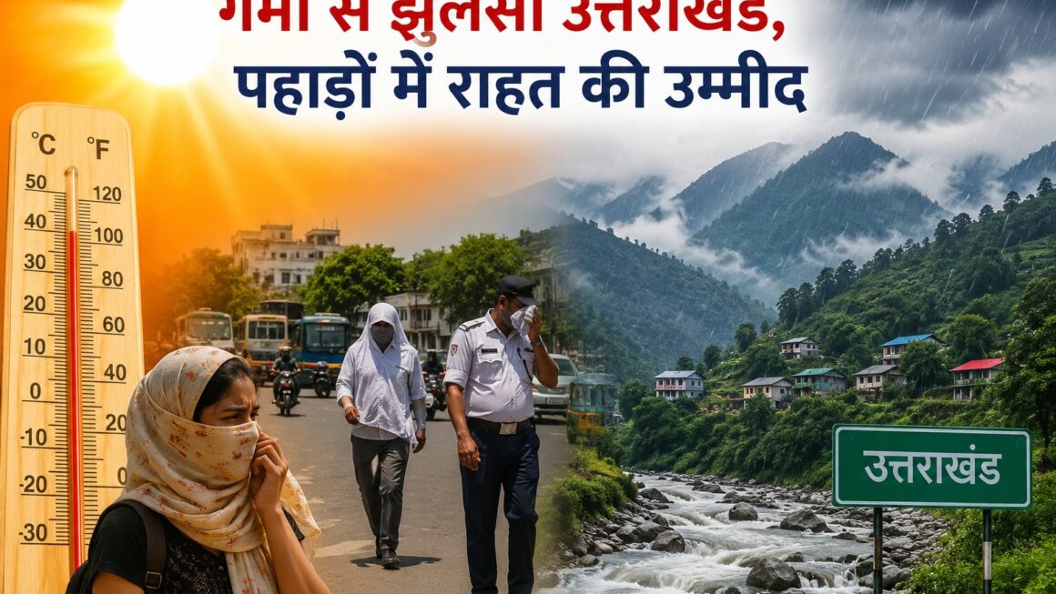 गर्मी से झुलसा उत्तराखंड, पहाड़ों में राहत की उम्मीद