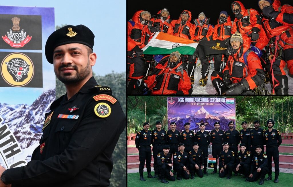 NSG के मेजर अखिलेश भट्ट के नेतृत्व में उत्तराखंड के वीरों ने एवरेस्ट पर लहराया तिरंग