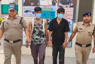 मामूली विवाद में कार को किया आग के हवाले, पटेलनगर पुलिस ने दो आरोपियों को हिरासत में लिया