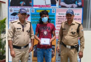 पिस्टल के शो-ऑफ के दौरान गोली चलाने वाले अभियुक्त को पुलिस ने किया गिरफ्तार