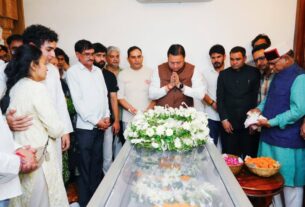 मुख्यमंत्री धामी ने दिवंगत निशानेबाज जसपाल राणा को दी श्रद्धांजलि