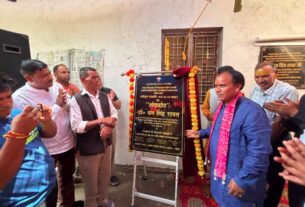 शिक्षा मंत्री डॉ. धन सिंह रावत ने संस्कृत विद्यालय ओड़लीनांदा में नव निर्मित भवन का किया लोकार्पण