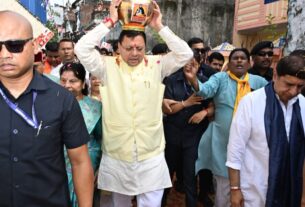 भगवानपुर से समरसता संकल्प अभियान का शुभारंभ, सीएम धामी ने किया कलश यात्रा का नेतृत्व