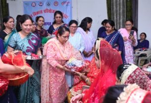 कोटद्वार में लगा पोषण मेला, ऋतु खण्डूडी भूषण ने गर्भवती महिलाओं की कराई गोद भराई